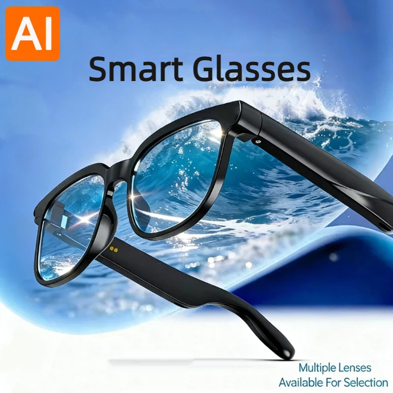 Smart Glasses Lens - Fernbedienbare Touch-Fotobrille, Intelligente Brille mit Sprachaufnahme,