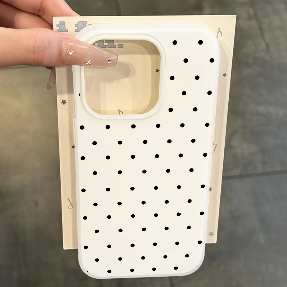 Samsung Galaxy A55 - Minimalistische Polka-Dot-Staubschutzhülle für Samsung Galaxy S26