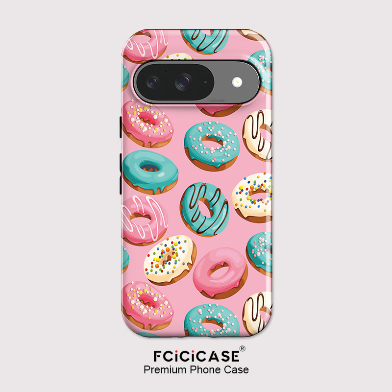 Google Pixel 9 Pro - Fcicicase 2-in-1 Dual-Layer Handyhülle für Google