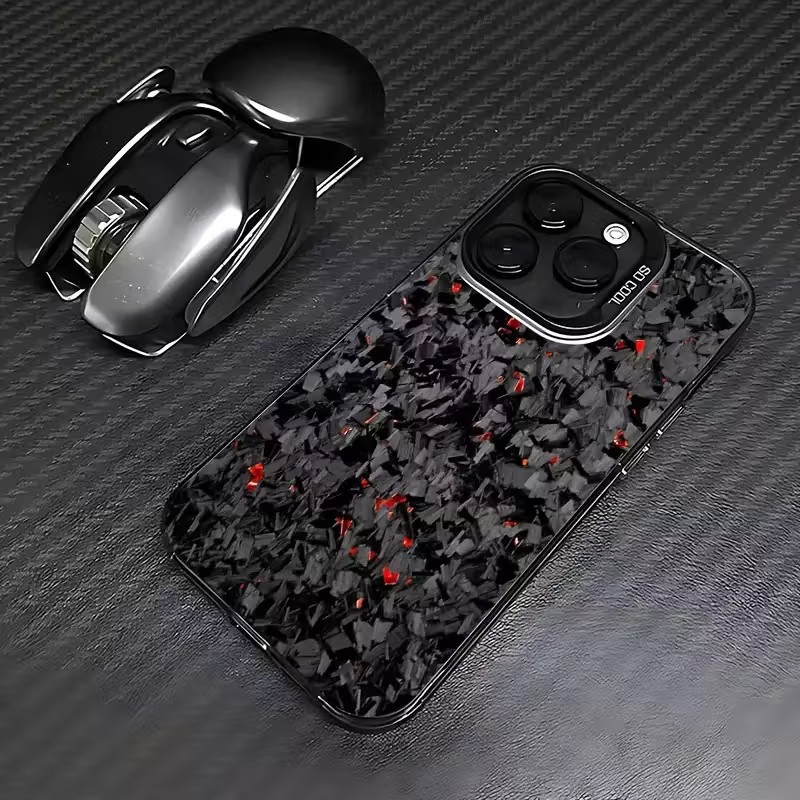Xiaomi Redmi Note 14 - Geometrische Carbon Faser Muster Telefon Fall