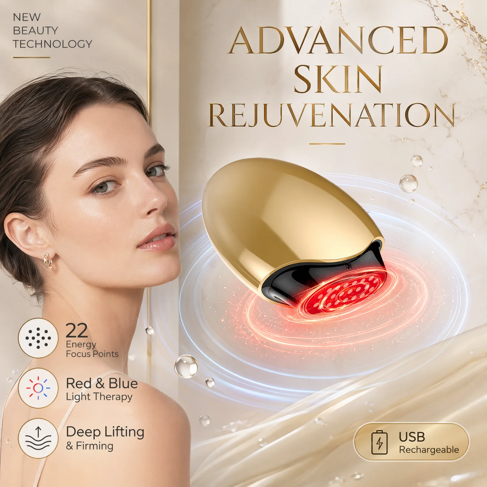 Kollagen-Schönheitsgerät Gesic – Galvanic Skin Sensor Bewertung und Preis