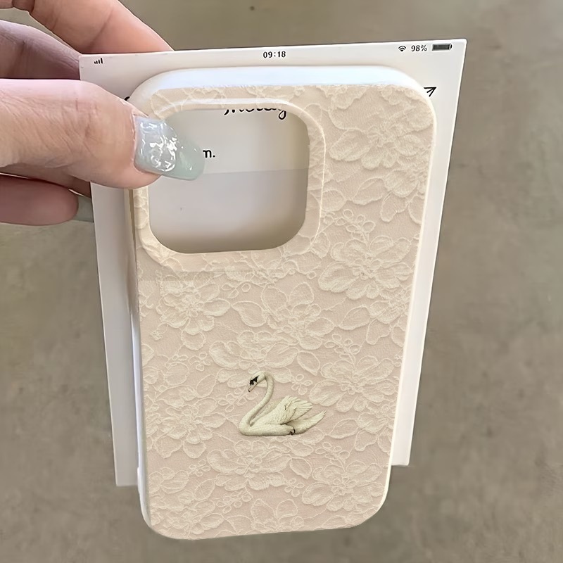 Spitzenmuster Schwan Lychee Te – Apple Iphone 15 Bewertung und Preis
