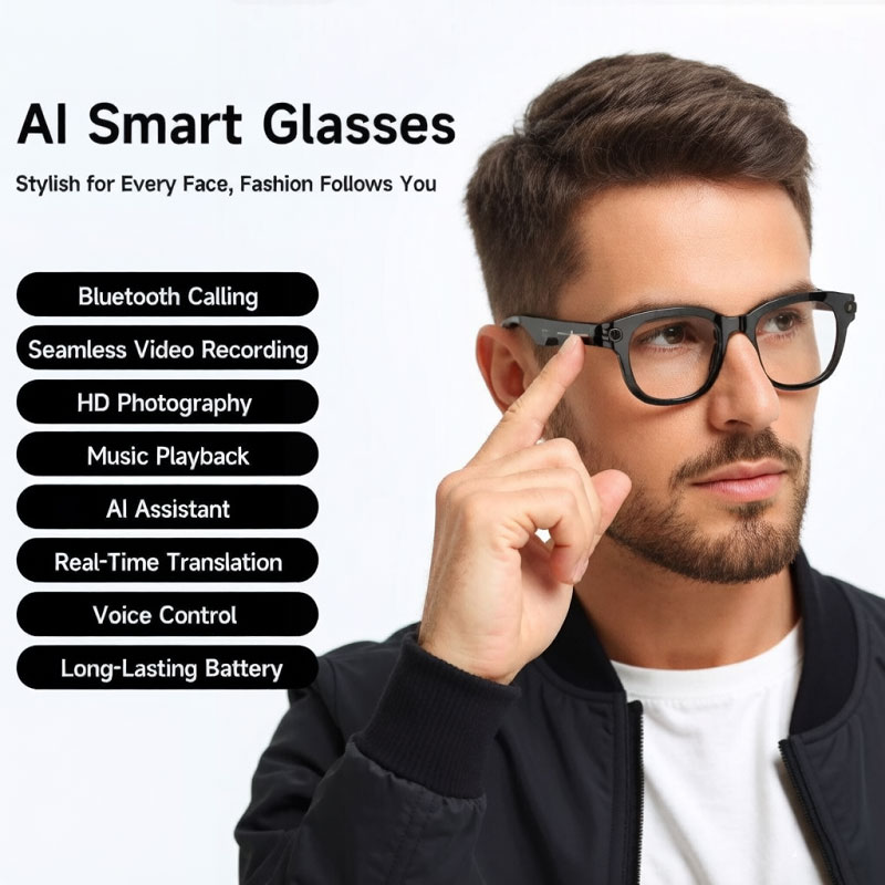 FLAUNT AI Smart-Brille mit 4K- – Smart Glasses Lens Bewertung und Preis